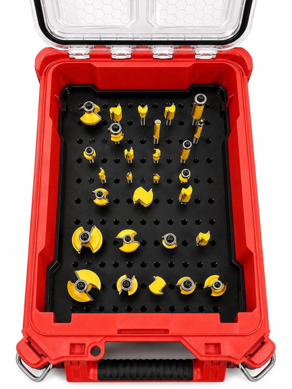Milwaukee Packout Magnetic 1/4 inch Router Bit Holder
