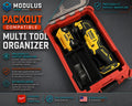 Milwaukee Packout 5 Bin parts Organizer Insert for Dewalt Atomic Multi-Tool