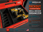 Milwaukee 3 - Drawer Packout Dewalt Drill Driver Insert (DCD998 and DCF887)