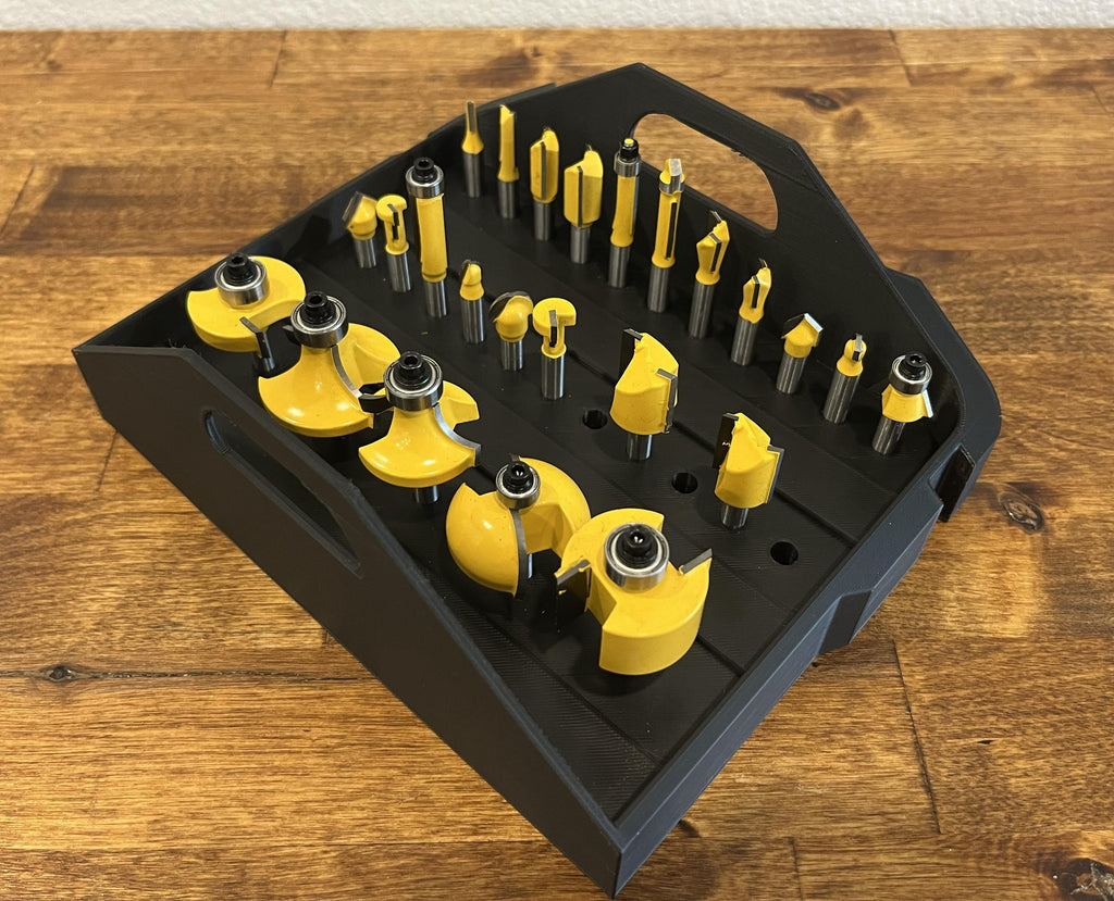 Milwaukee Packout 1/4 inch Router Bit Insert Organizer