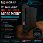 Dell Optiplex Micro 10 inch 1 U Rack Mount (With Keystone Passthrough)