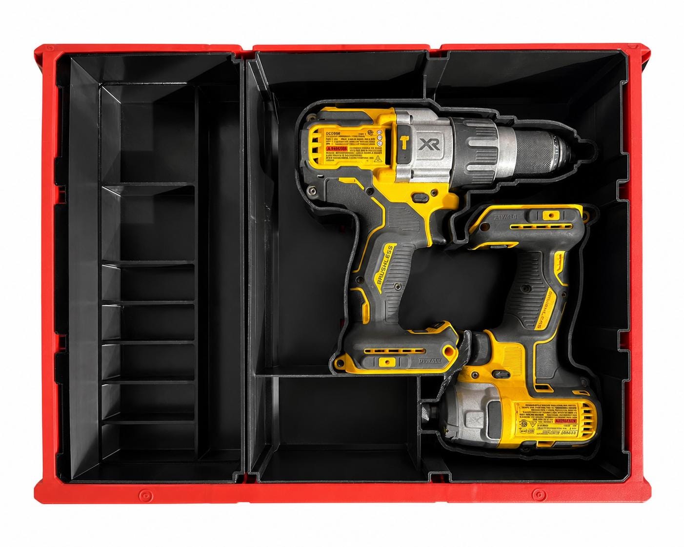 Milwaukee 3 - Drawer Packout Dewalt Drill Driver Insert (DCD998 and DCF887)