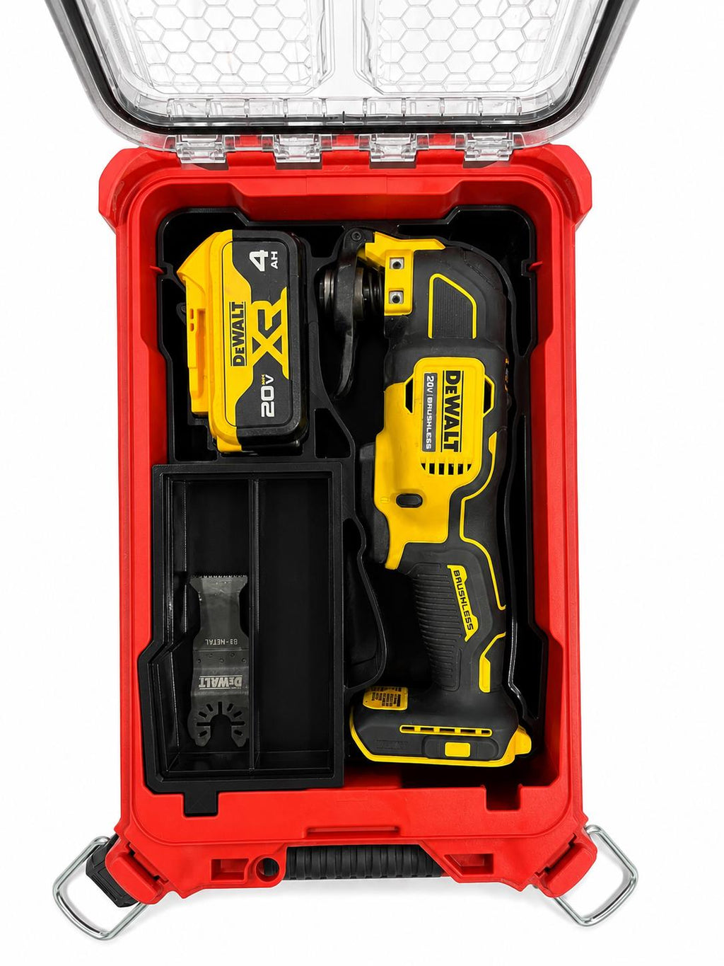 Milwaukee Packout 5 Bin parts Organizer Insert for Dewalt Atomic Multi-Tool