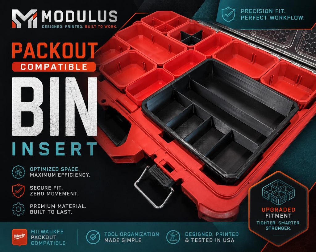 Milwaukee Packout Large Parts and Bits Organizer
